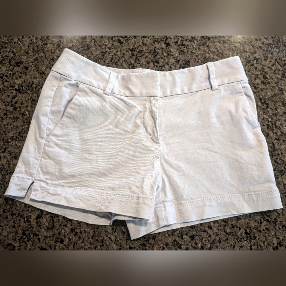 LOFT Riviera Shorts Putty Blue Size 00 with 6 inch inseam